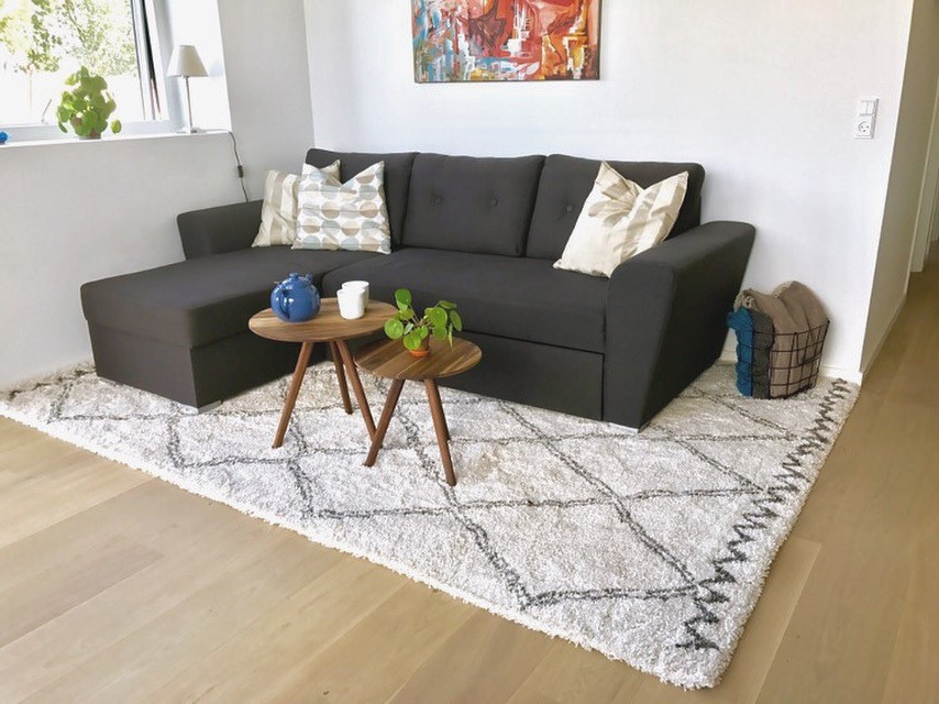 SÃ¥dan vælger du det rigtige tæppe – indretningstips Stue tæppe